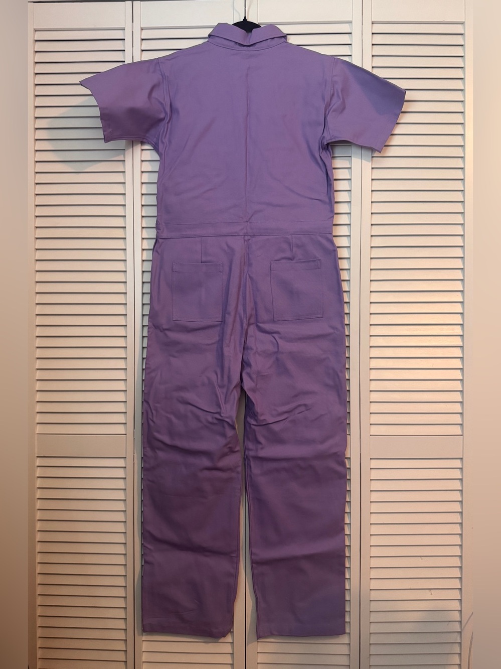 NOOWORKS Lilac Short-Sleeve Utility Jumpsuit for Women - Picture 7 of 7
